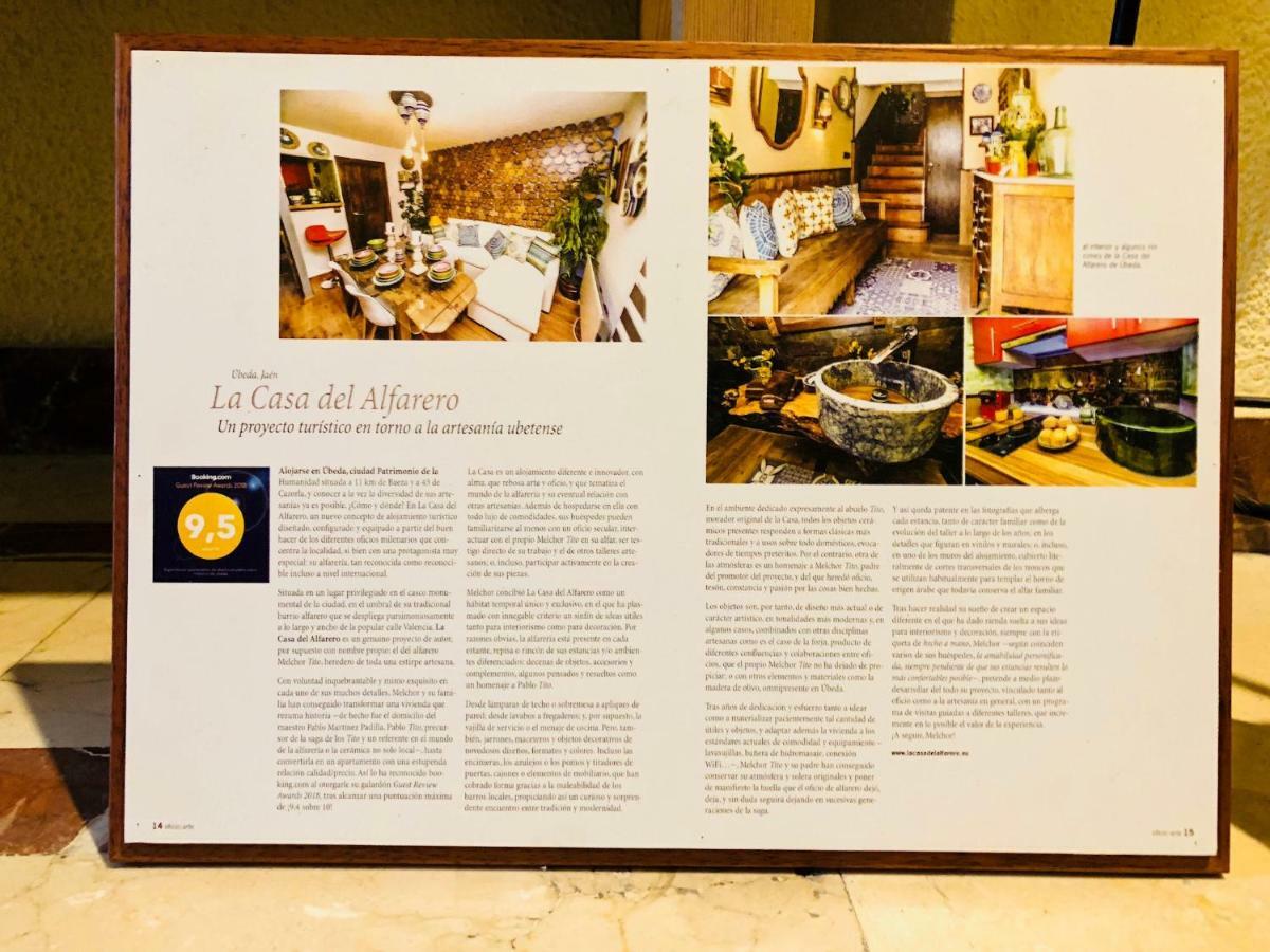 La Casa Del Alfarero - Premio Andalucia De Artesania Villa Ubeda  Exterior photo